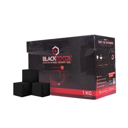 Black Coco's - Cubes 25 - 1 Kilogramm - 4-Shisha Onlineshop