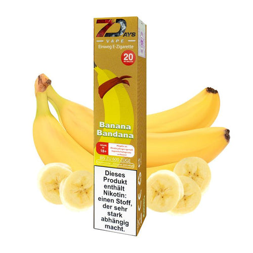 7Days Vape - Banana Bandana - 4-Shisha Onlineshop