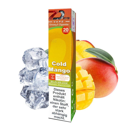 7Days Vape - Cold Mango - 4-Shisha Onlineshop