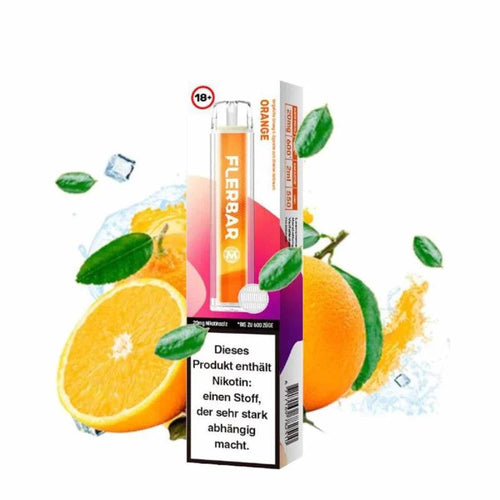 Flerbar Vape - Orange - 4-Shisha Onlineshop