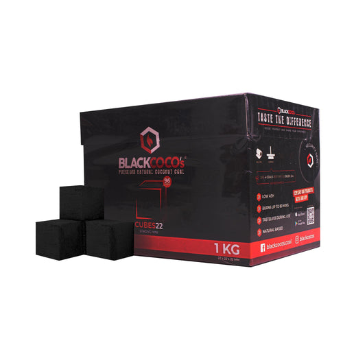 Black Coco's - Cubes 22 - 1 Kilogramm - 4-Shisha Onlineshop