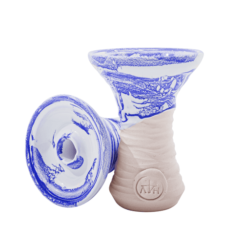 ATH Shishaphunnelkopf Traverten-Safir: Ein eleganter Shisha-Phunnelkopf mit dem edlen Design von Travertin und Safir für ein stilvolles Raucherlebnis