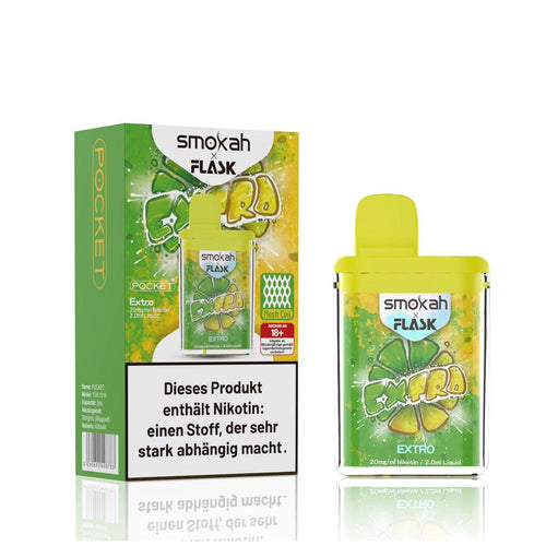 Smokah x Flask Pocket Vape - Extro - 4-Shisha Onlineshop